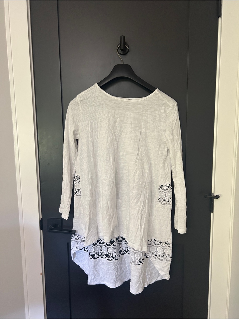 White Summer Hi-Lo Top